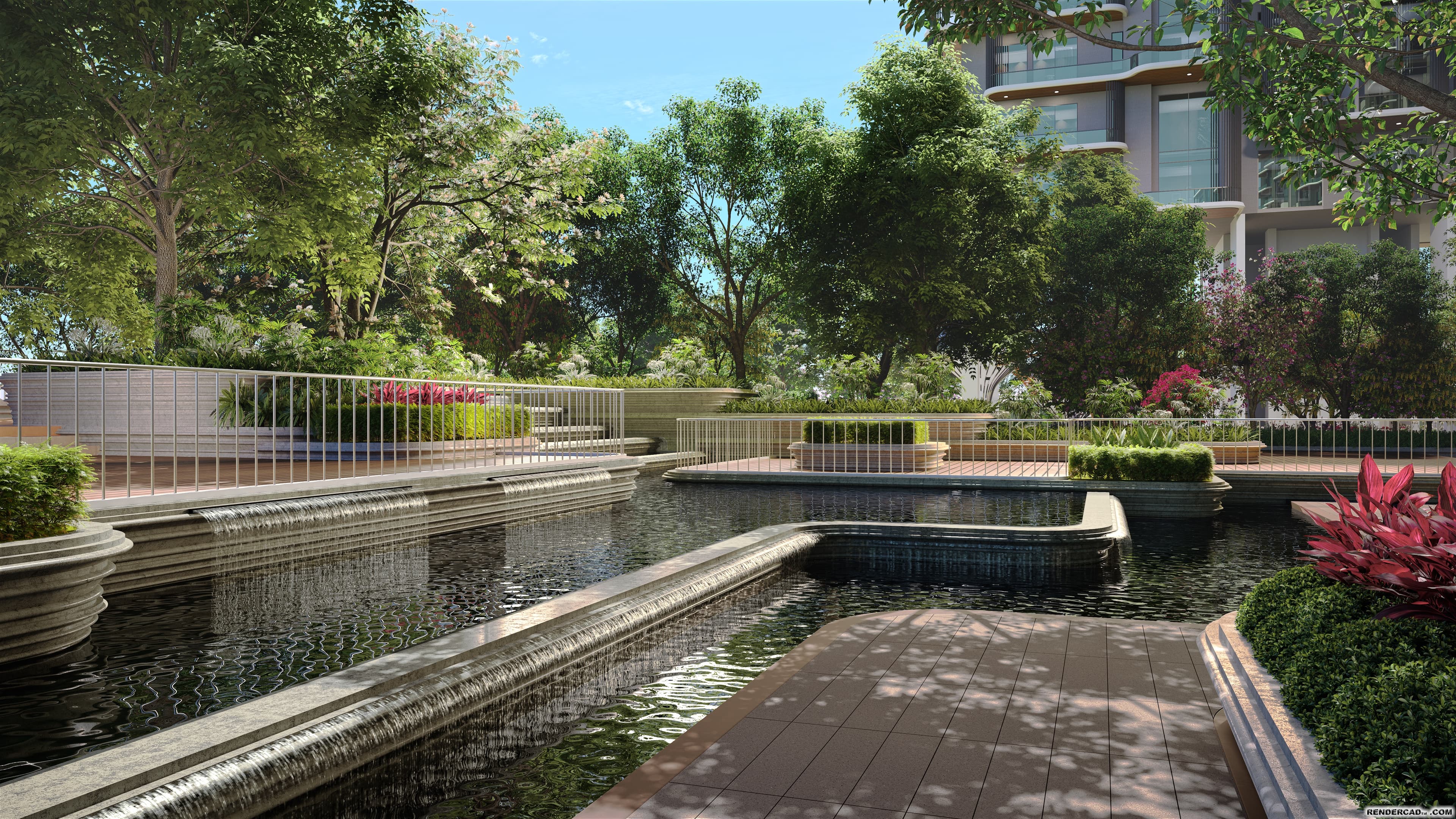 Cascading Water Feature